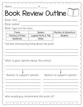 report writing on book review